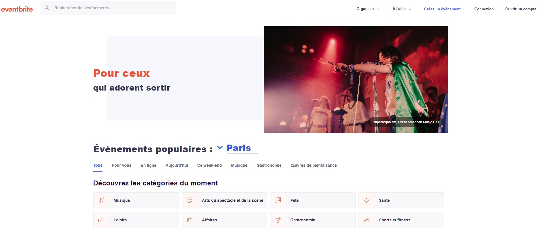 Eventbrite, le site d’annonces pour les événements dans le monde
