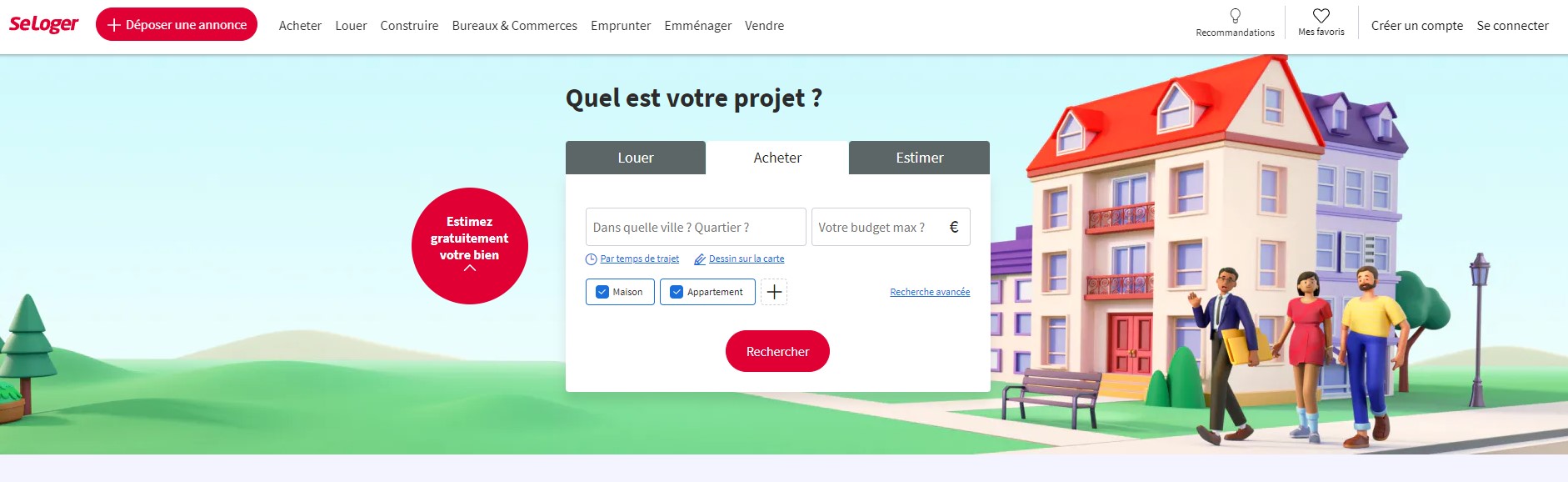 Seloger, le site d’annonces immobilières en France